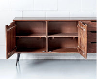 Vienna Solid Wood Three Drawer Two Door Sideboard - Sideboard - Furniselan