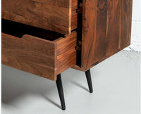 Vienna Solid Wood Three Drawer Two Door Sideboard - Sideboard - Furniselan