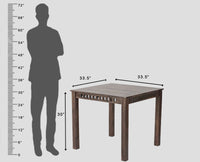Vijayawada Sheesham Wood 4 Seater Dining Table Set with 4 Chair for Dining Room - Dining Set - Furniselan - Grey-Finish