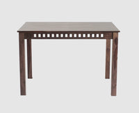 Vijayawada Sheesham Wood 4 Seater Dining Table Set with 4 Chair for Dining Room - Dining Set - Furniselan - Grey-Finish